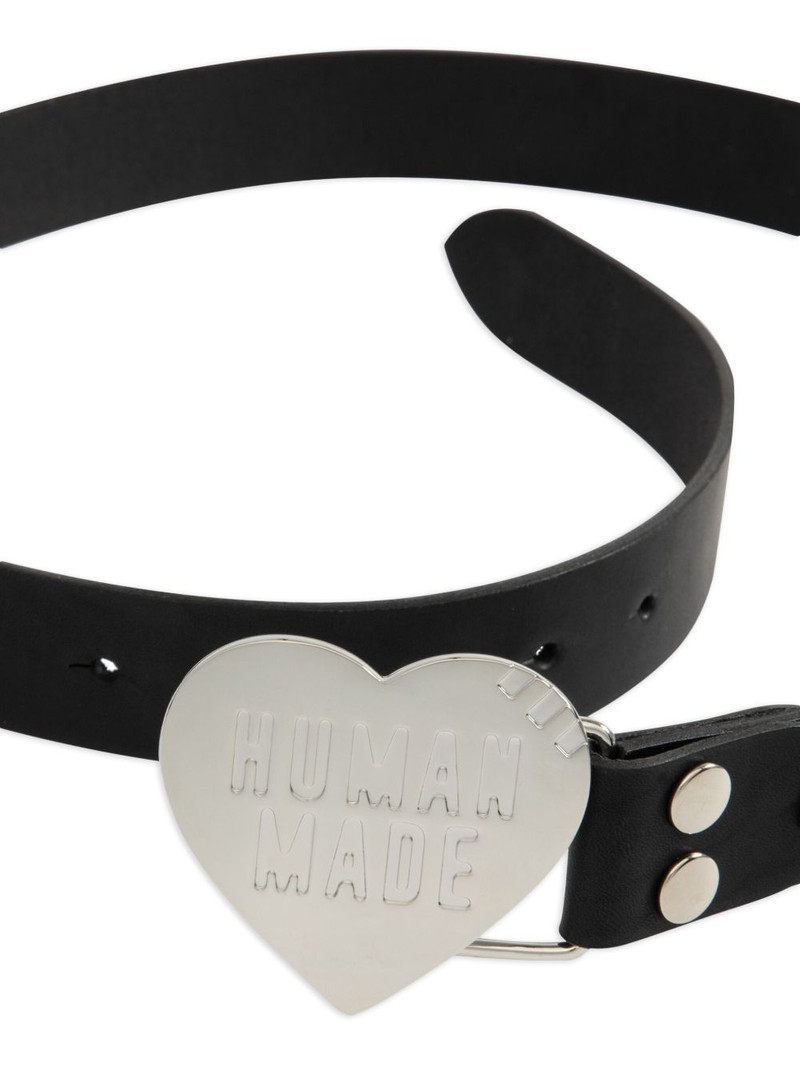 Human Made heart-buckle leather belt outlook