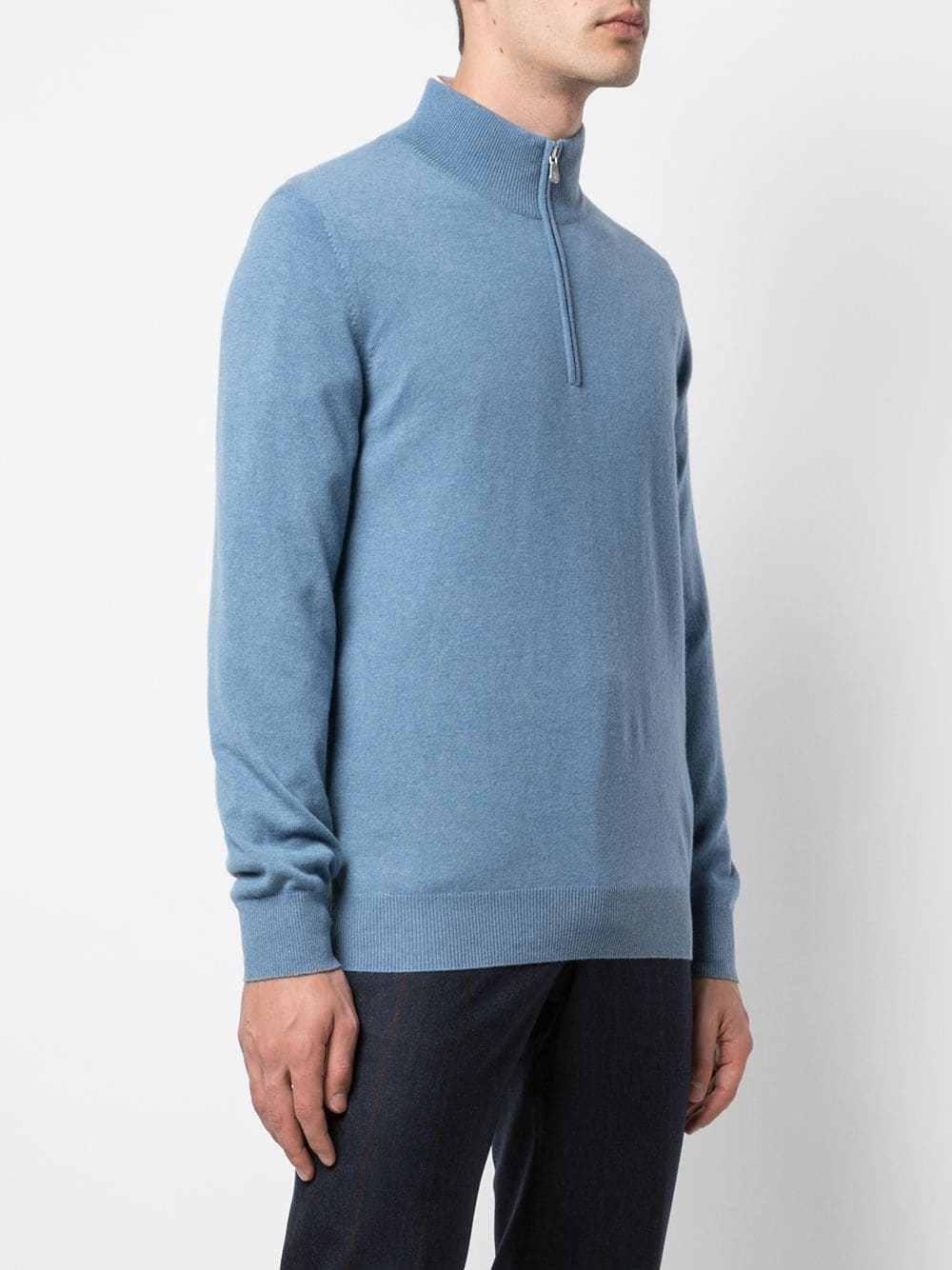 cashmere half-zip jumper - 3