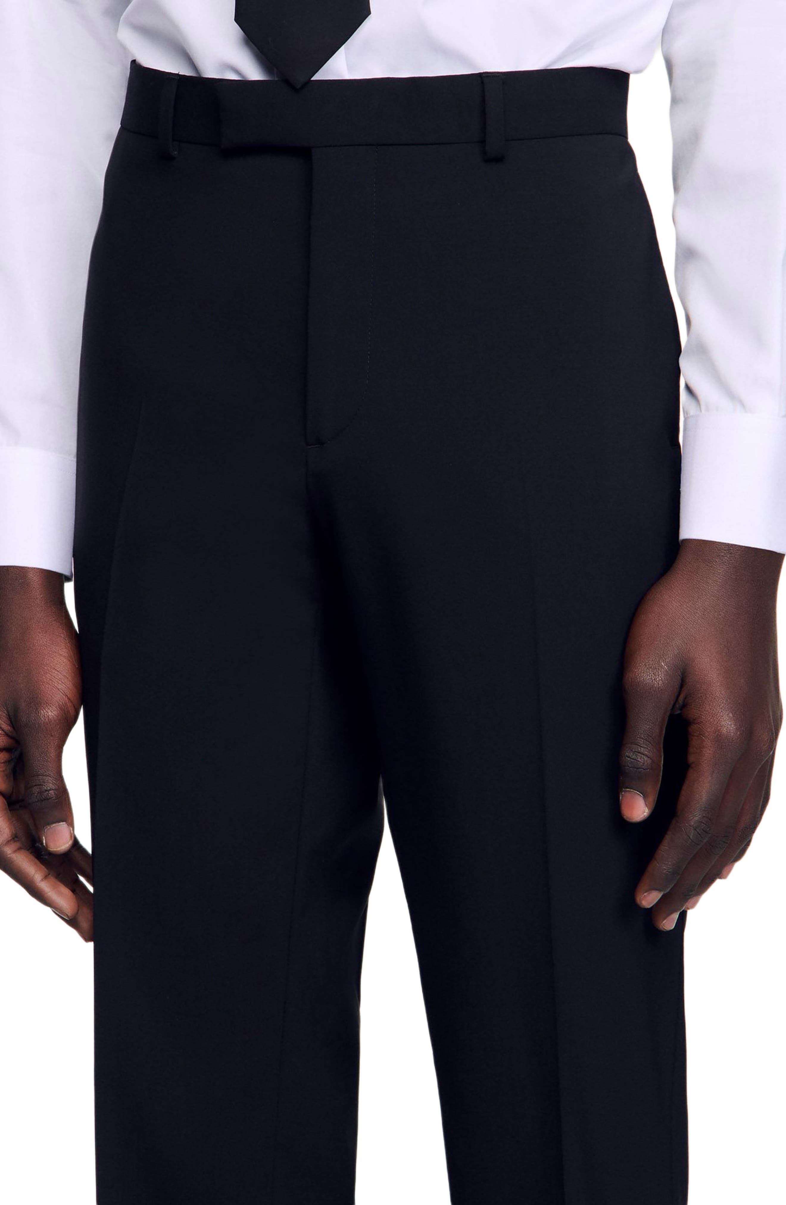 SANDRO Classic suit trousers in Black at Nordstrom - 4