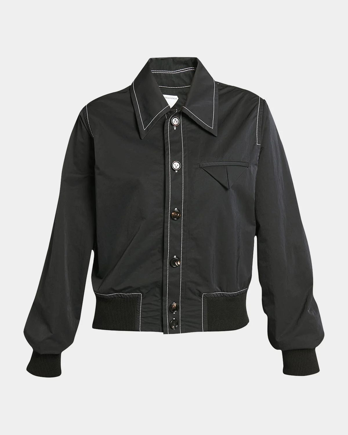 Tech Nylon Bomber Shirt - 1