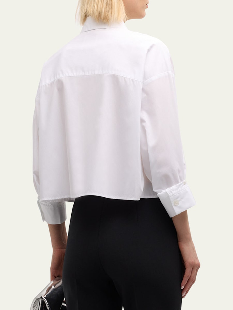 Soon To Be Ex Superfine Cotton Button-Front Shirt 3