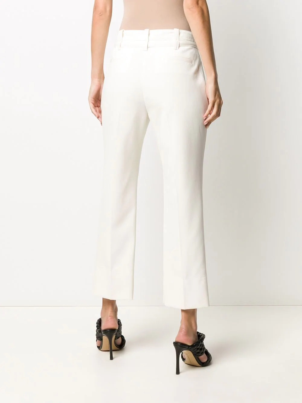 belted tailored trousers - 4