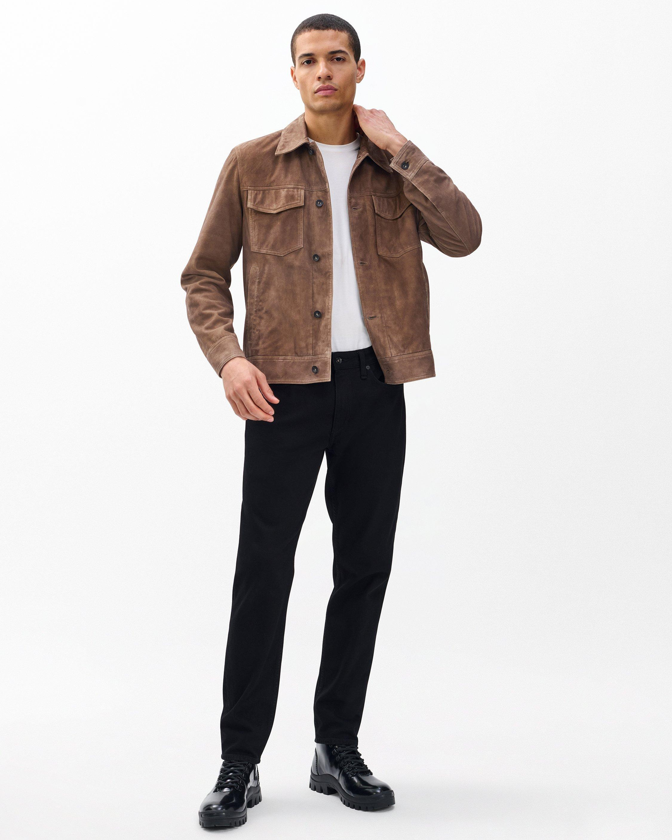 rb Suede Trucker Jacket - 7