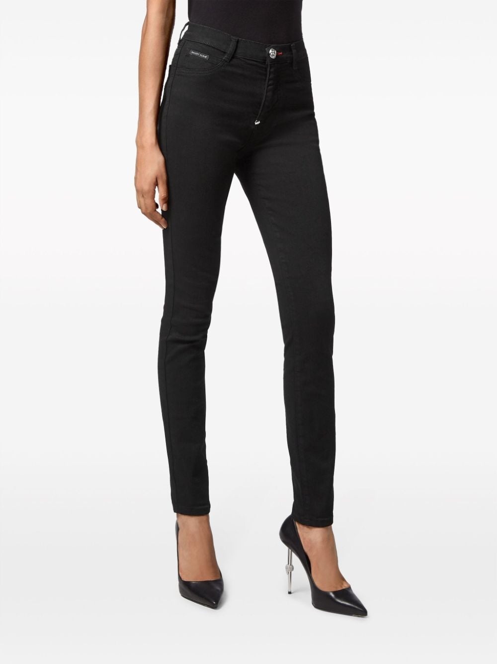 high-waisted super-skinny jeans - 3
