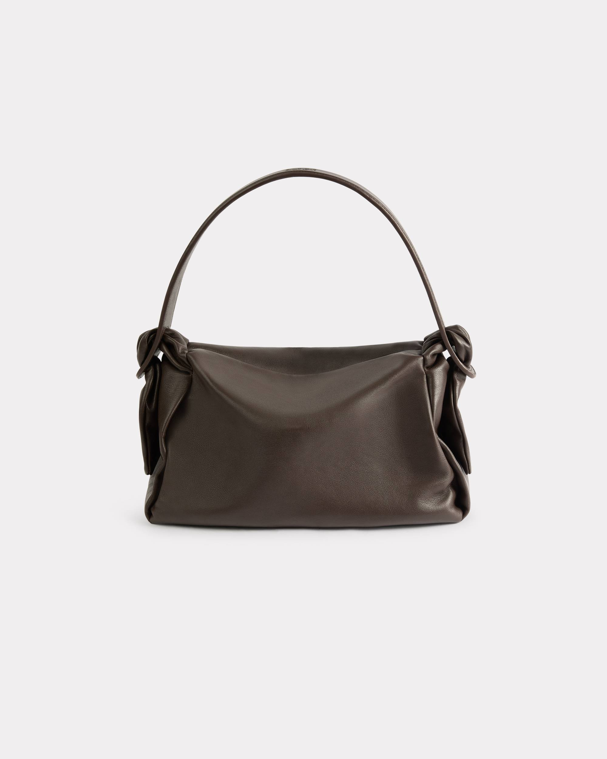 'KENZO Furoshiki' large shoulder bag in leather - 5