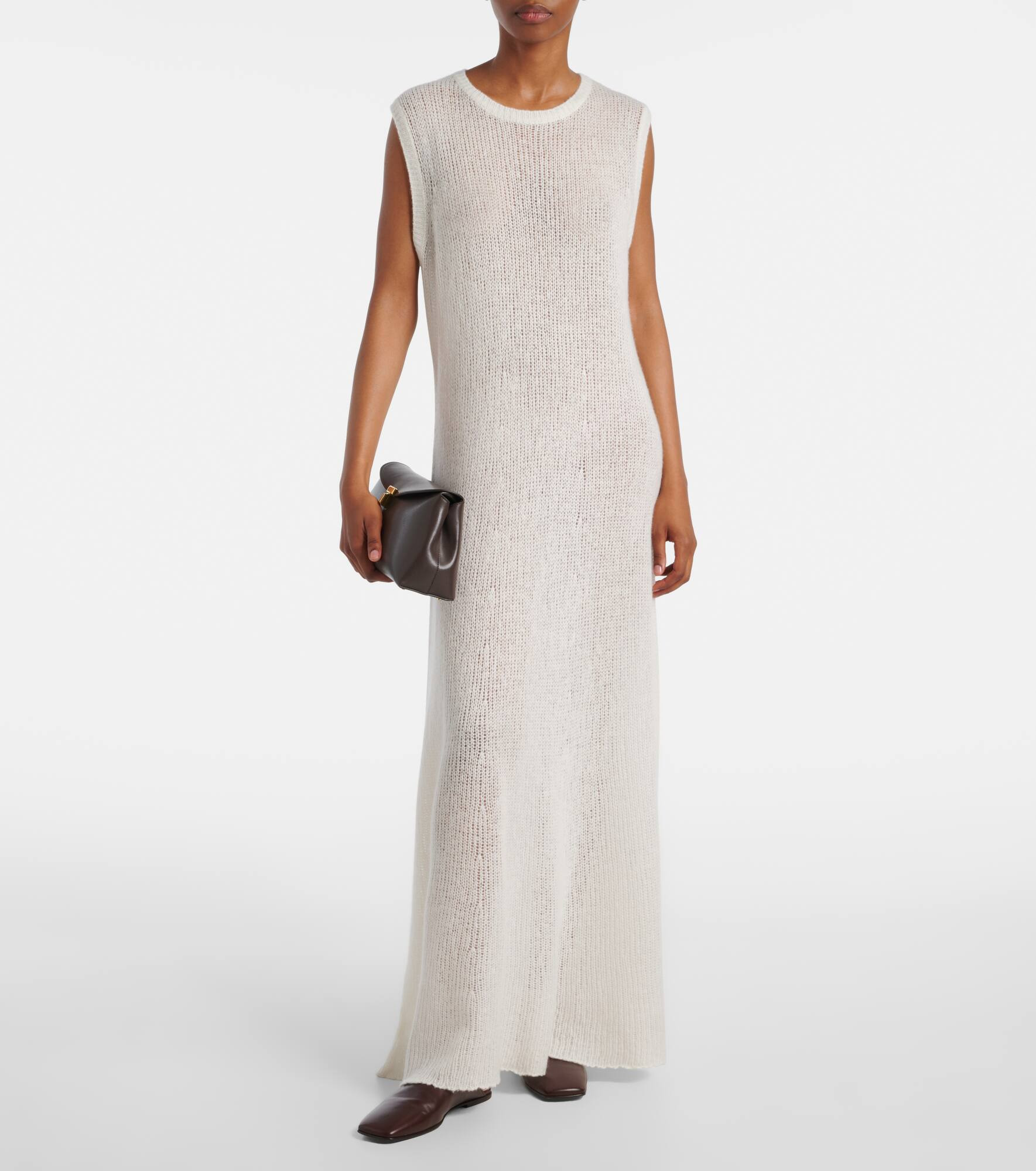 Madalena cashmere and silk maxi dress - 2