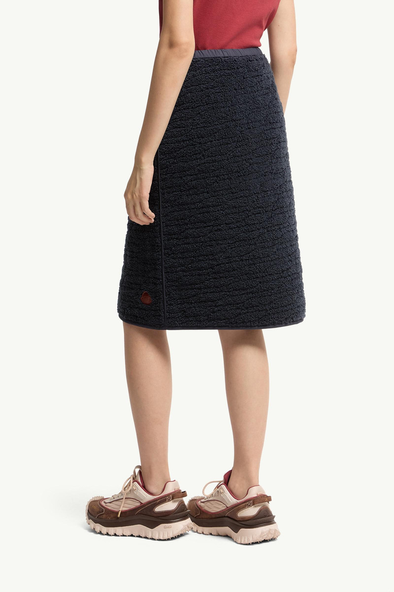 Teddy Knee-Length Padded Skirt 5