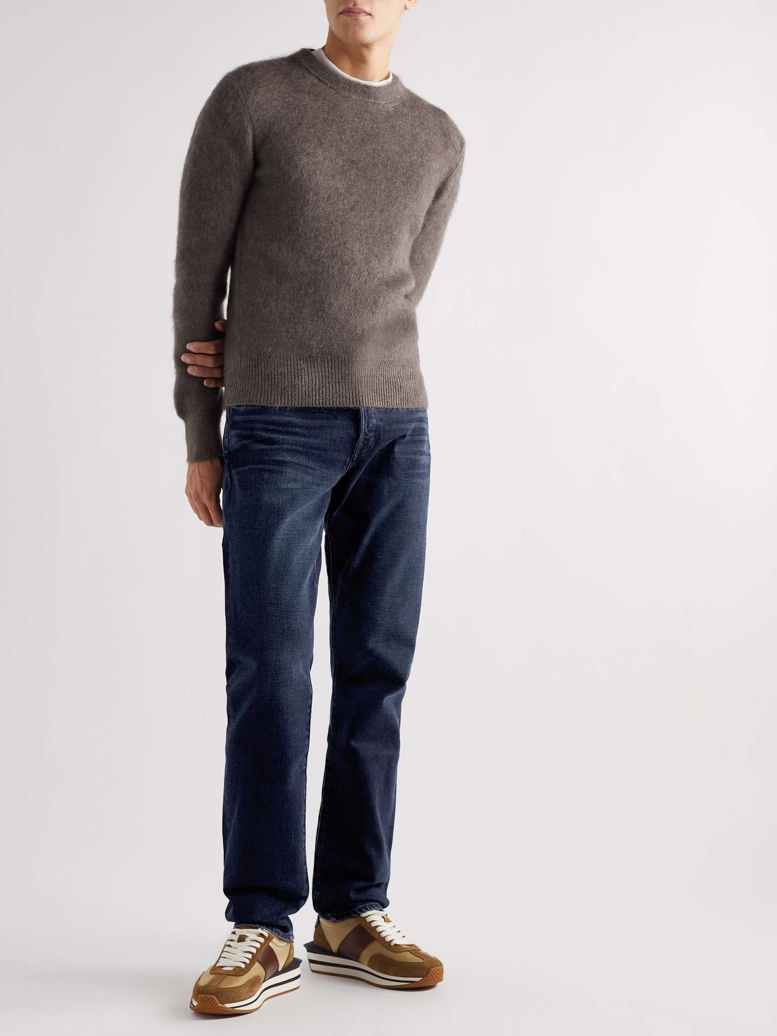 Straight-Leg Garment-Dyed Selvedge Jeans - 2