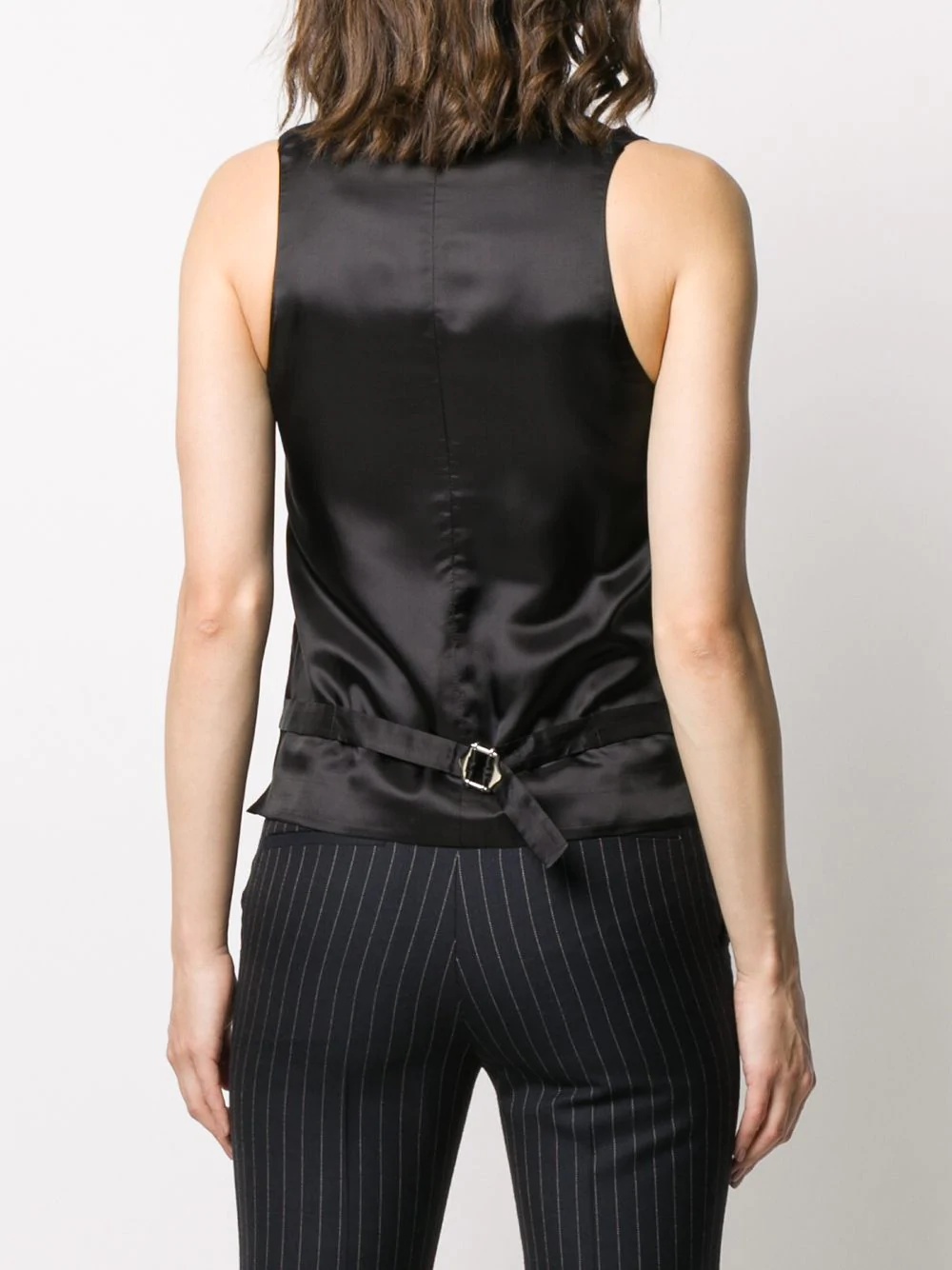 tailored pinstripe waistcoat - 4