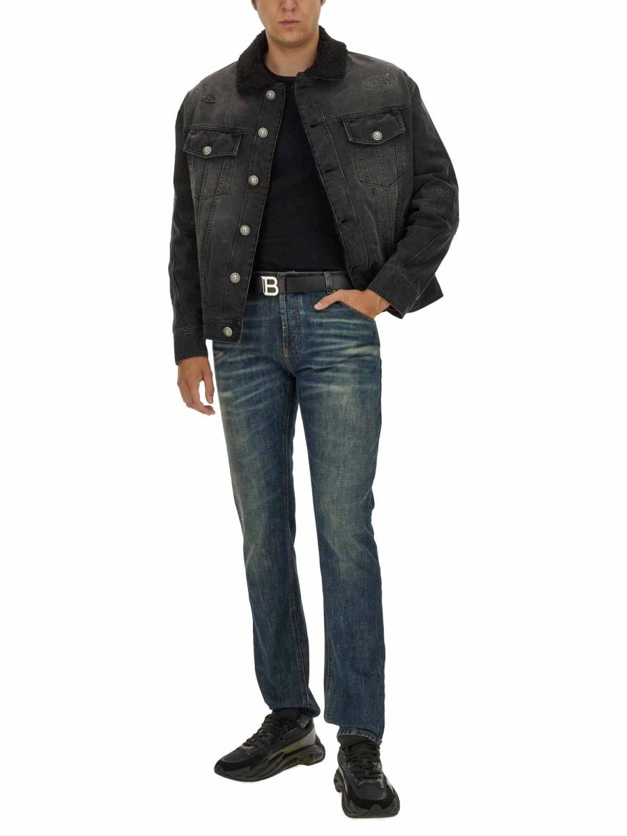 Balmain Men Destroyed Jacket - 2
