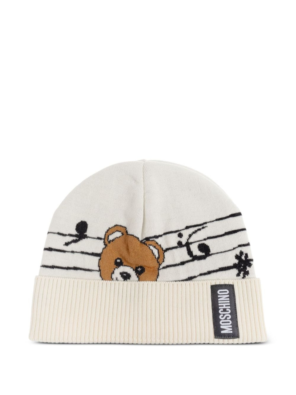 teddy-bear musical-note beanie - 1