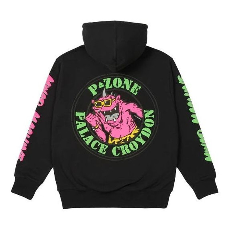 PALACE x M-Zone 크로스오버 작은 Tri-Ferg 패턴 Unisex 검정 P20HD044 - 1