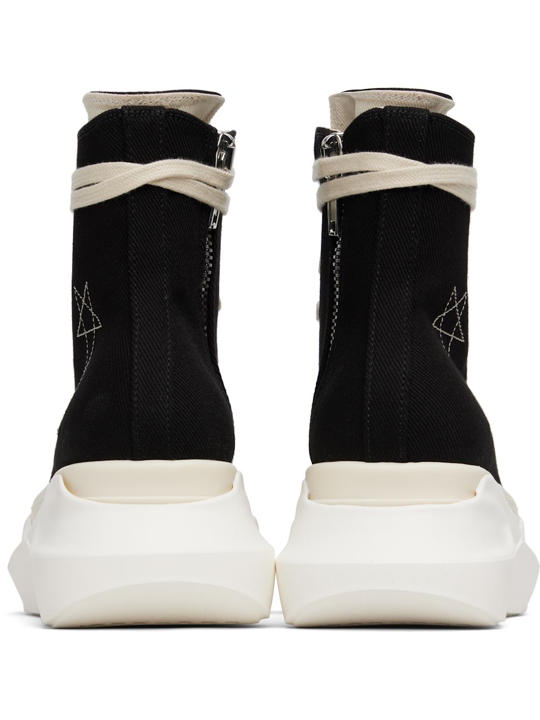 Black Hollywood Abstract Sneak Sneakers - 2