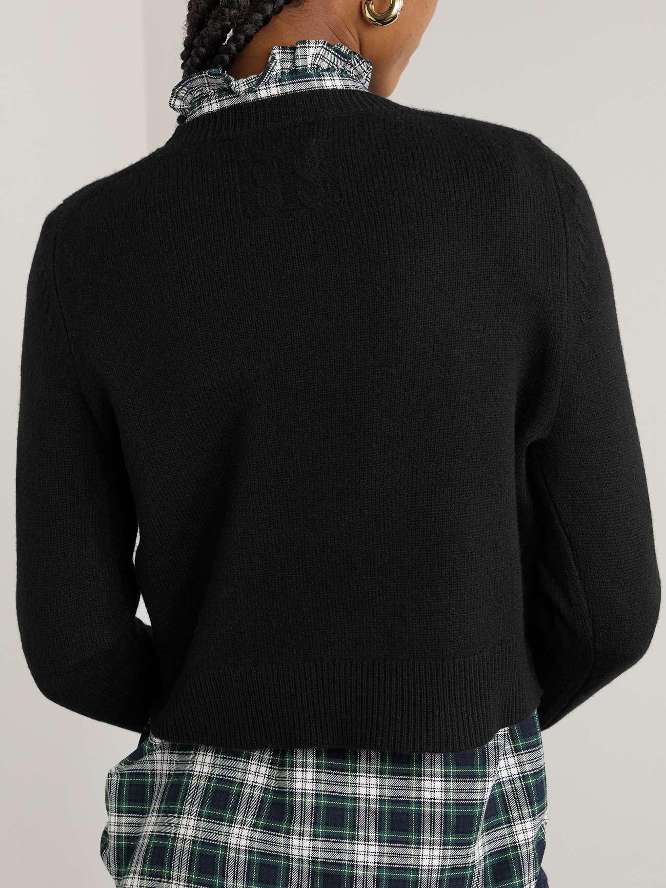 Venus cropped cashmere sweater - 3