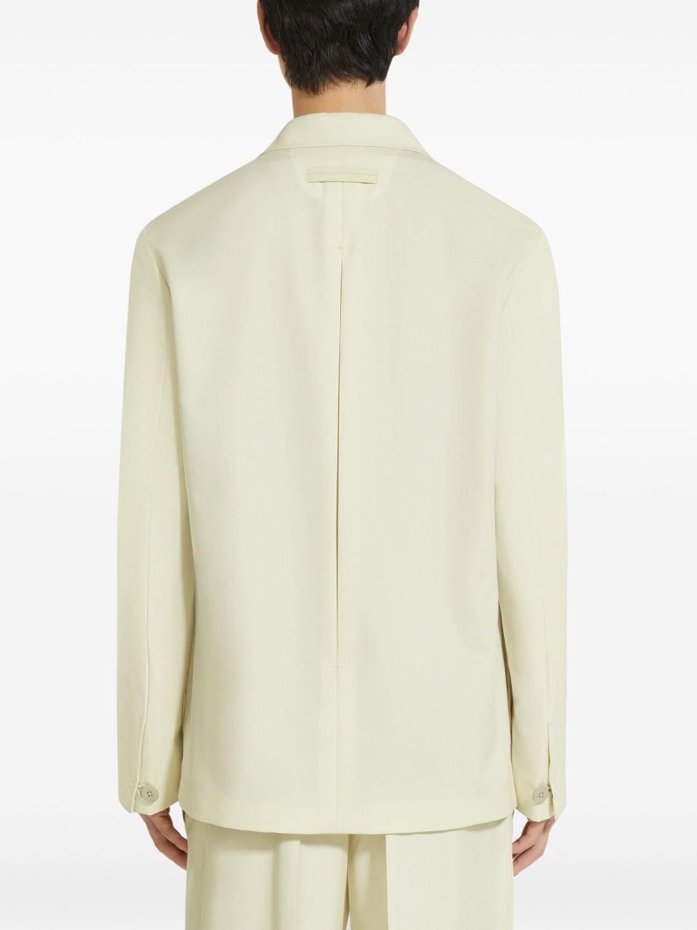 silk-blend jacket - 4