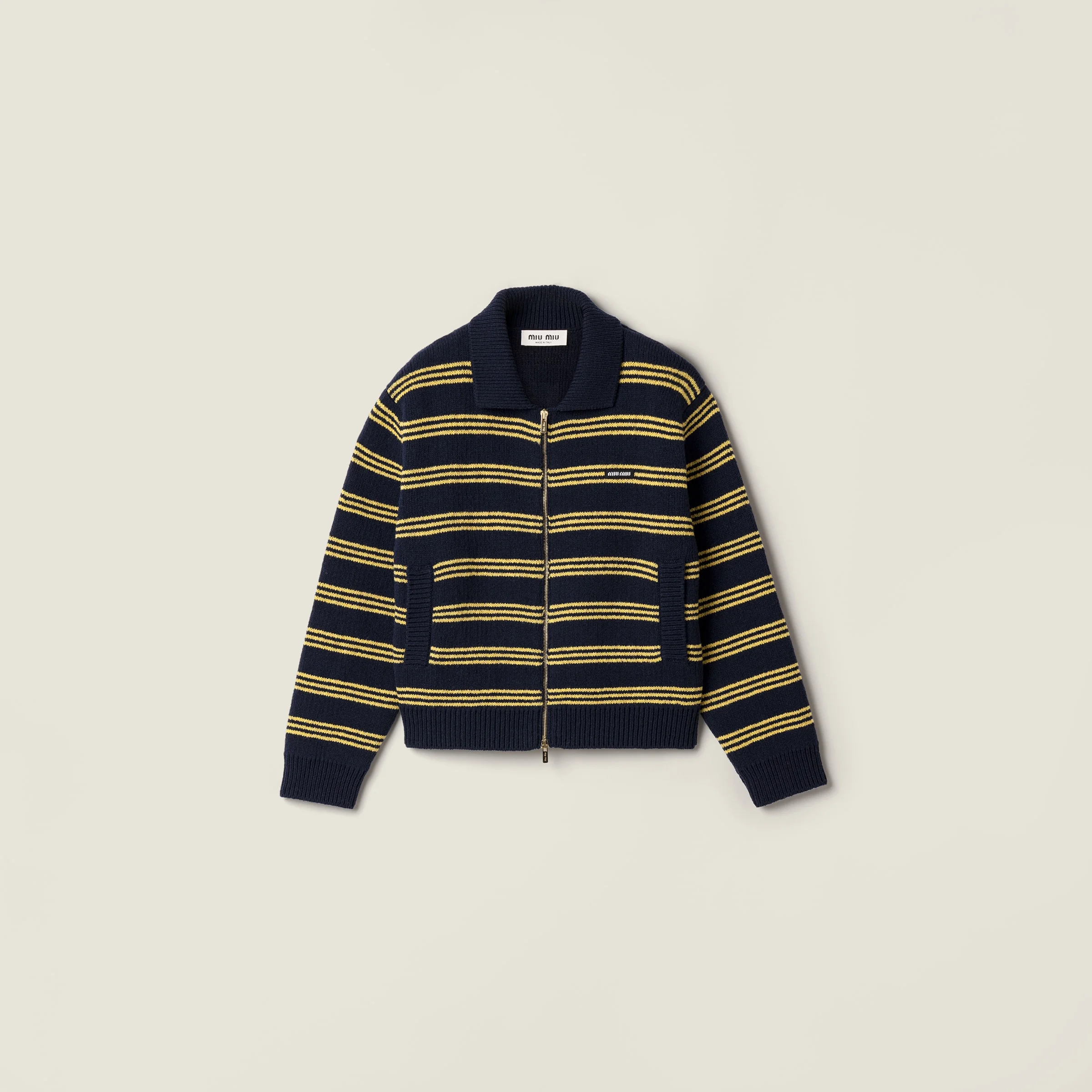 Wool and cashmere cardigan - 1