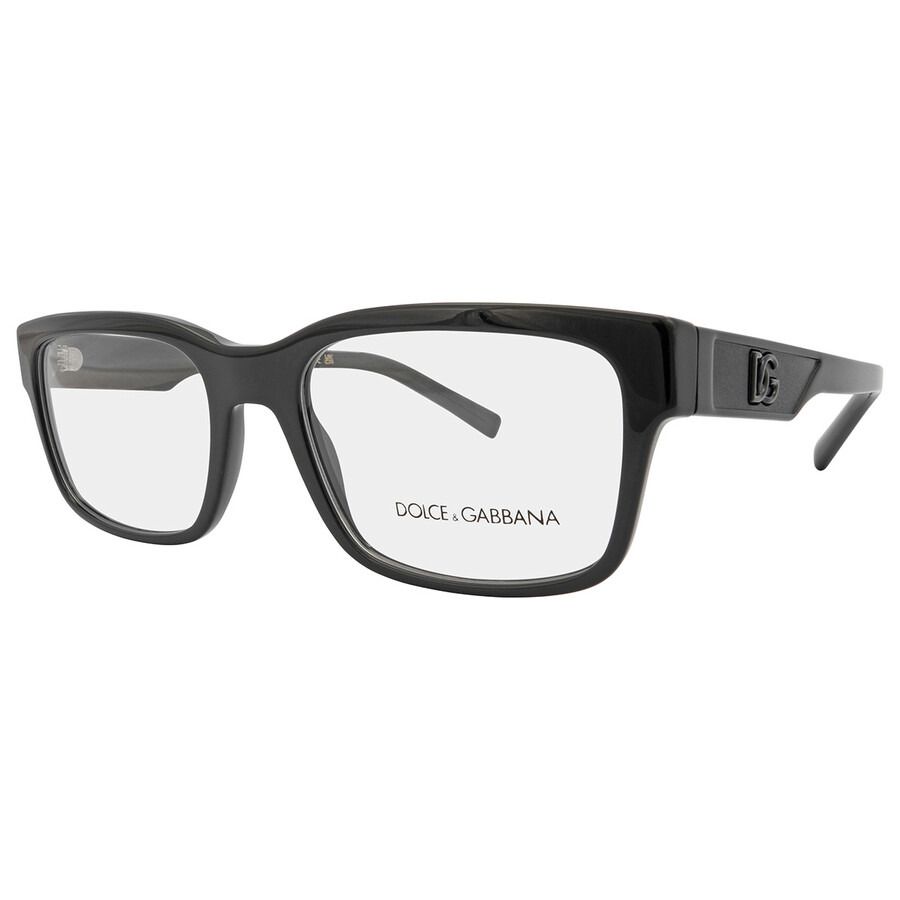 Dolce And Gabbana Demo Rectangular Men's Eyeglasses DG3352 501 57 - 2