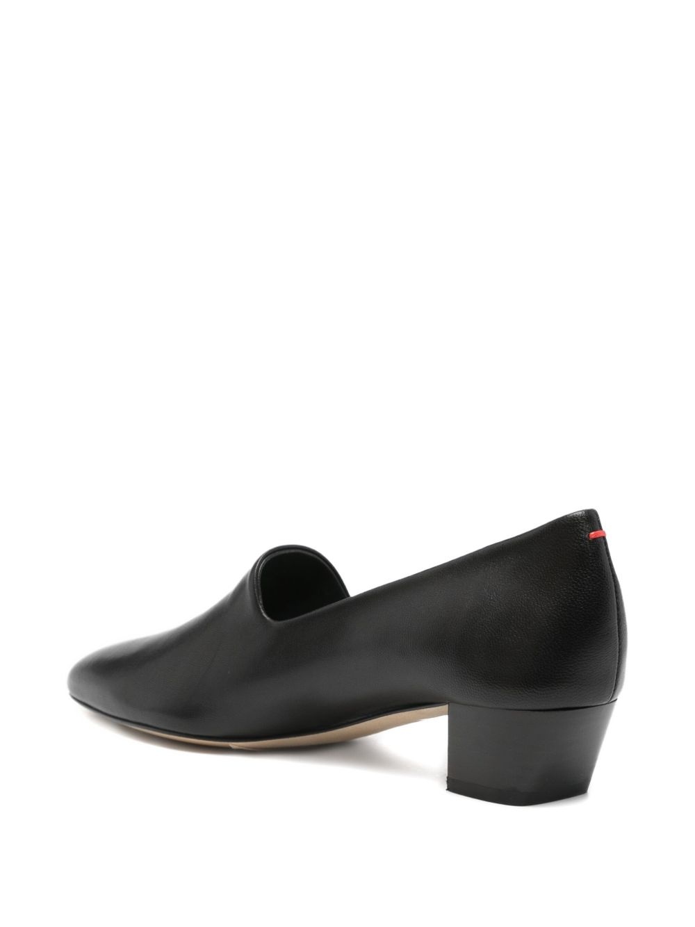 40mm almond-toe block-heel loafers - 3