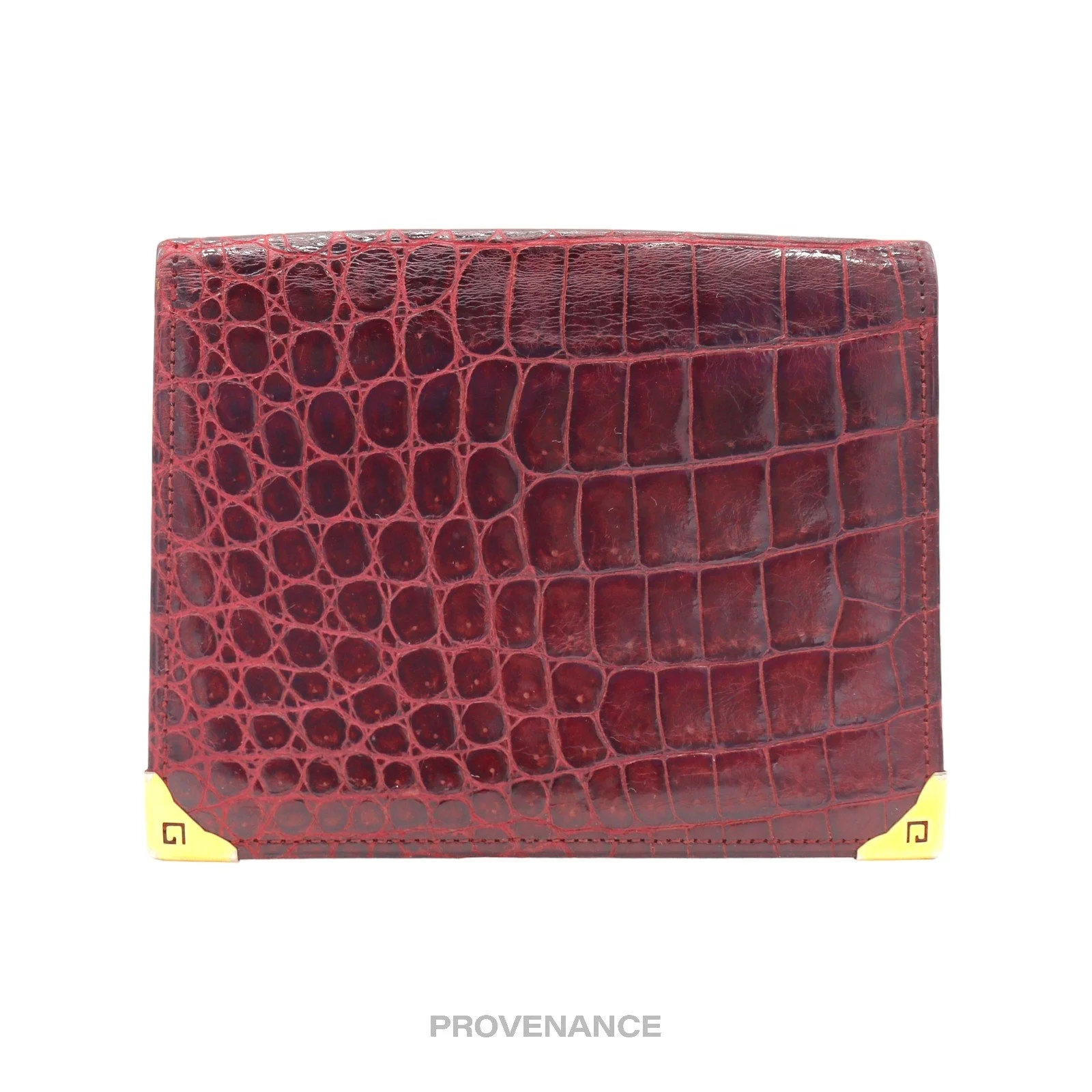 Givenchy Pocket Organizer Wallet - Burgundy Crocodile - 1