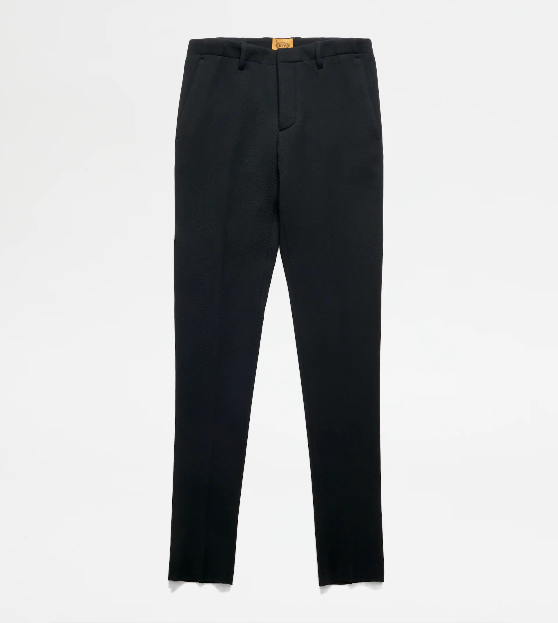 TROUSERS IN WOOL - BLACK - 1