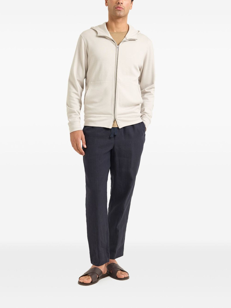 ORLEBAR BROWN Haroun zip-front hoodie outlook