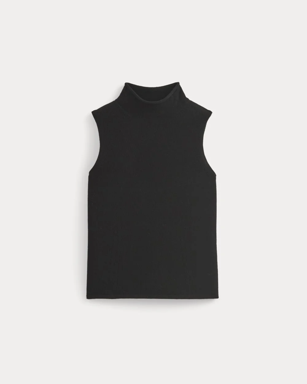 CASHMERE FUNNEL-NECK TANK - 1