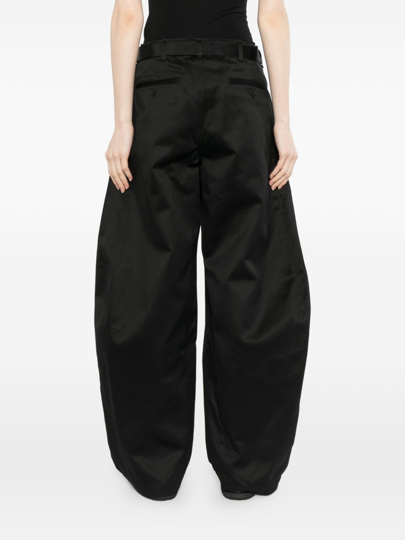 belted cotton trousers 4