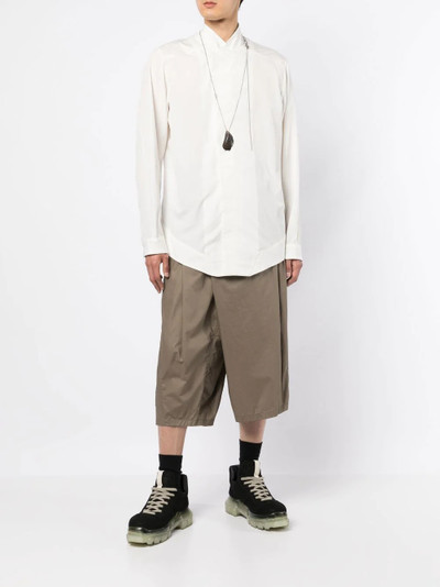 Julius Prism-Cut cotton shirt outlook