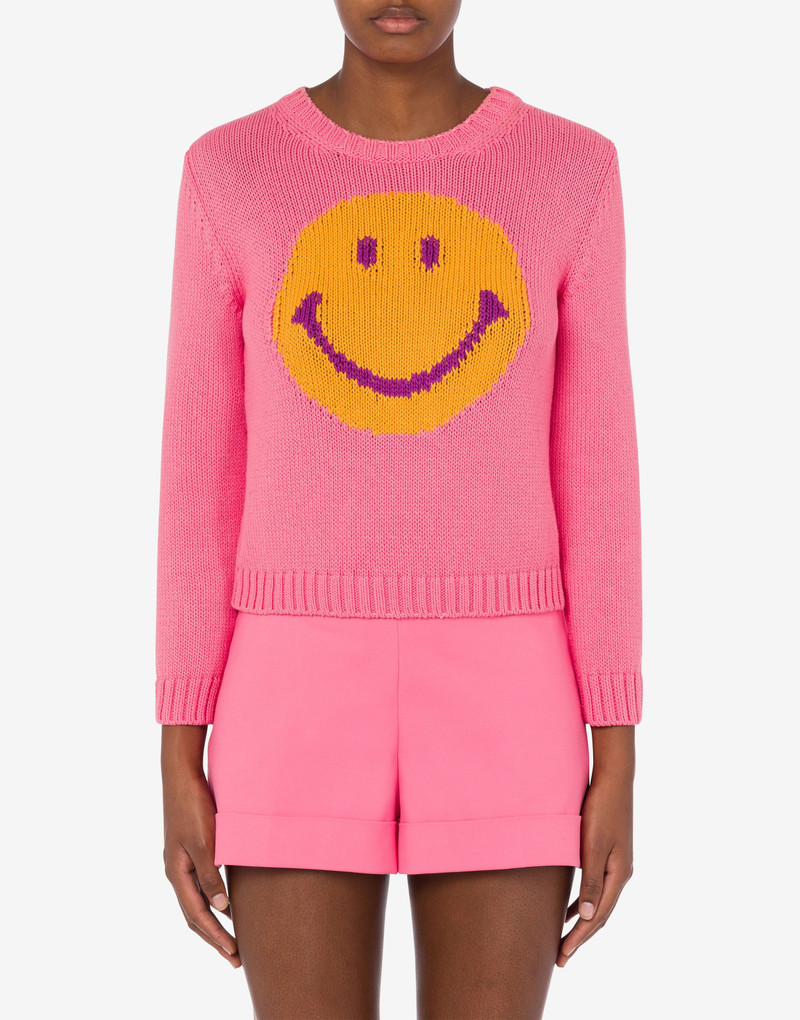 Moschino SMILEY® COTTON PULLOVER outlook