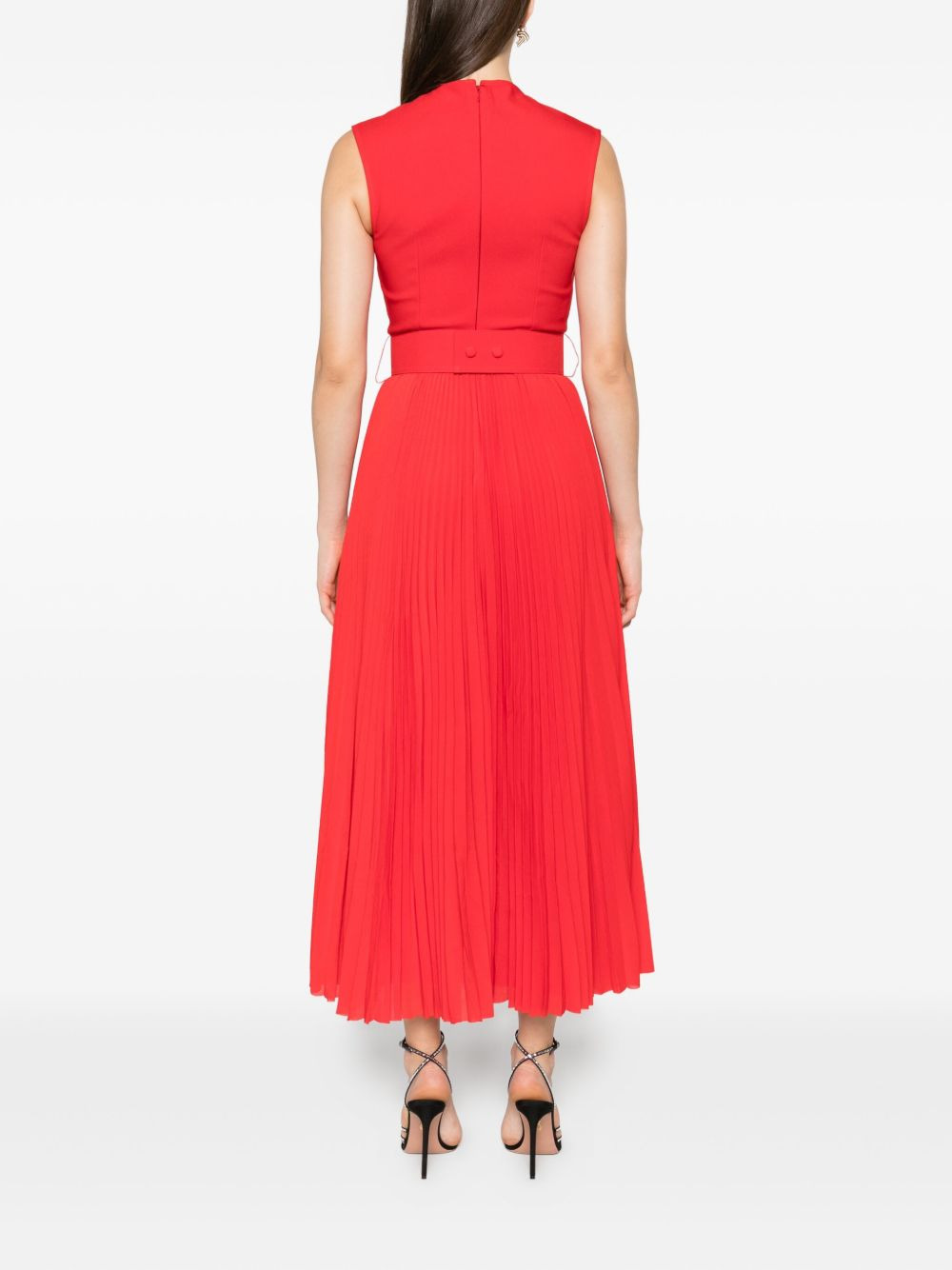 Sophie pleated sleeveless maxi dress - 4