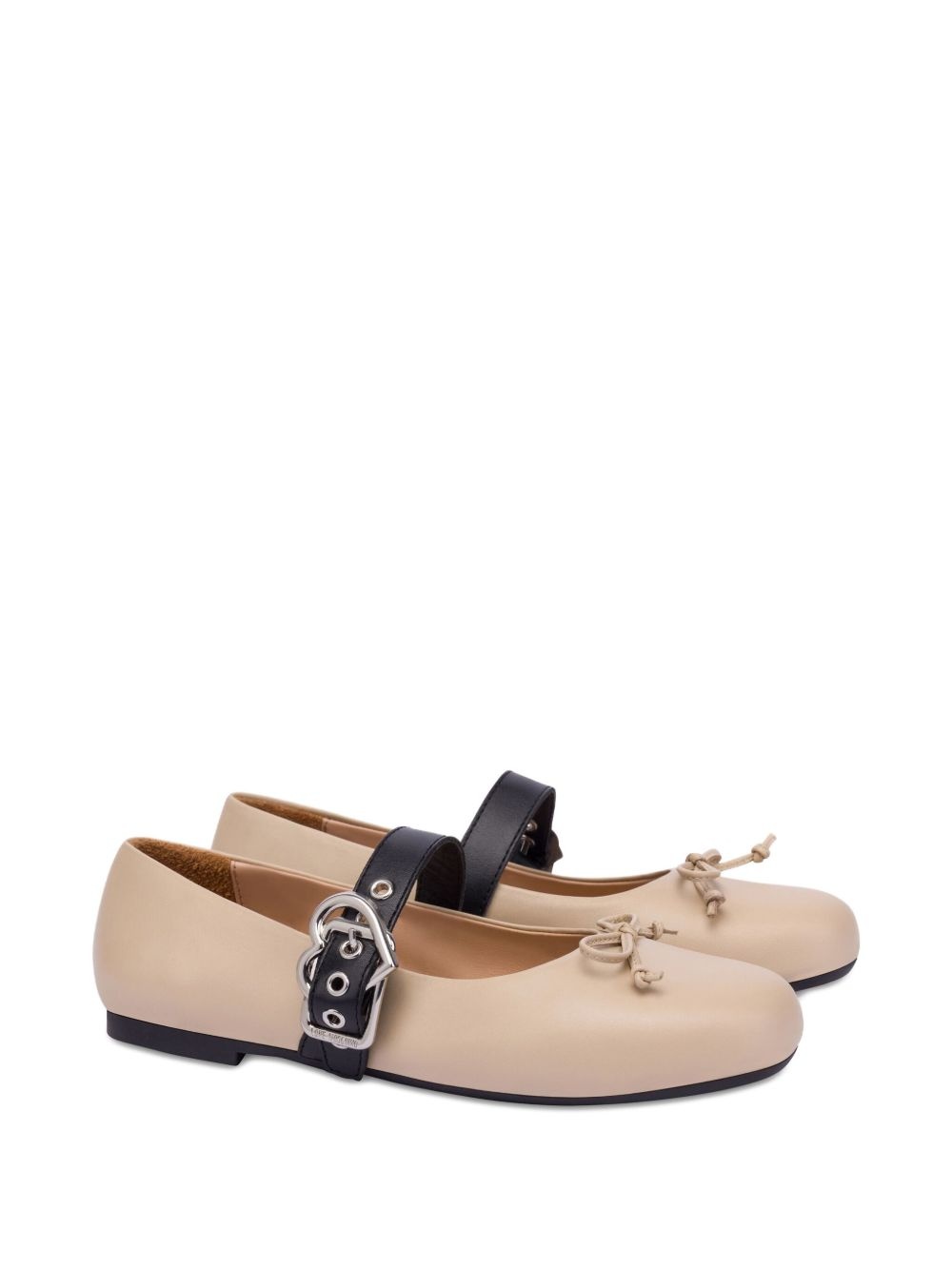 leather ballerina shoes - 2