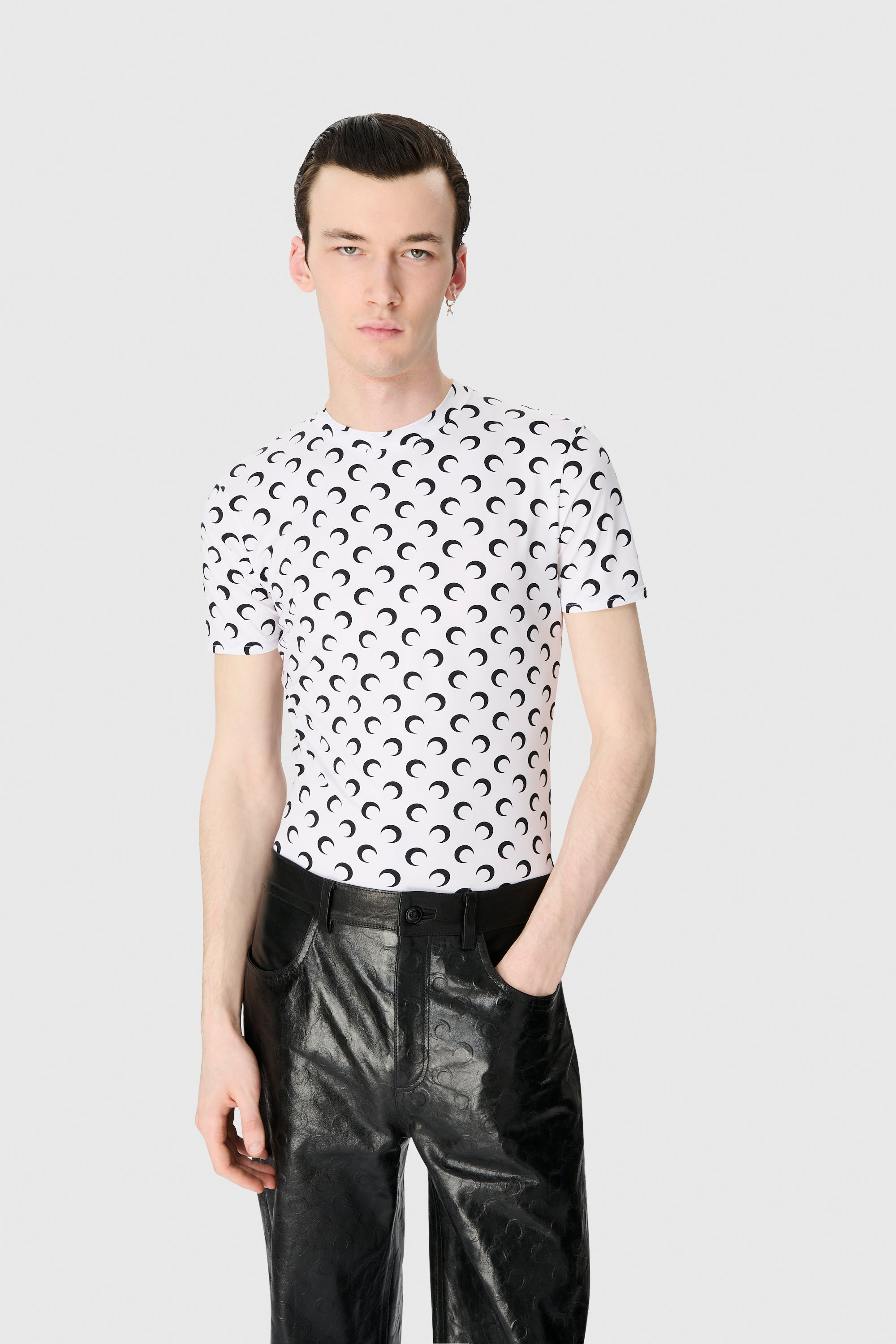 Recycled Moon Jersey Second Skin Short Sleeves Top - 2