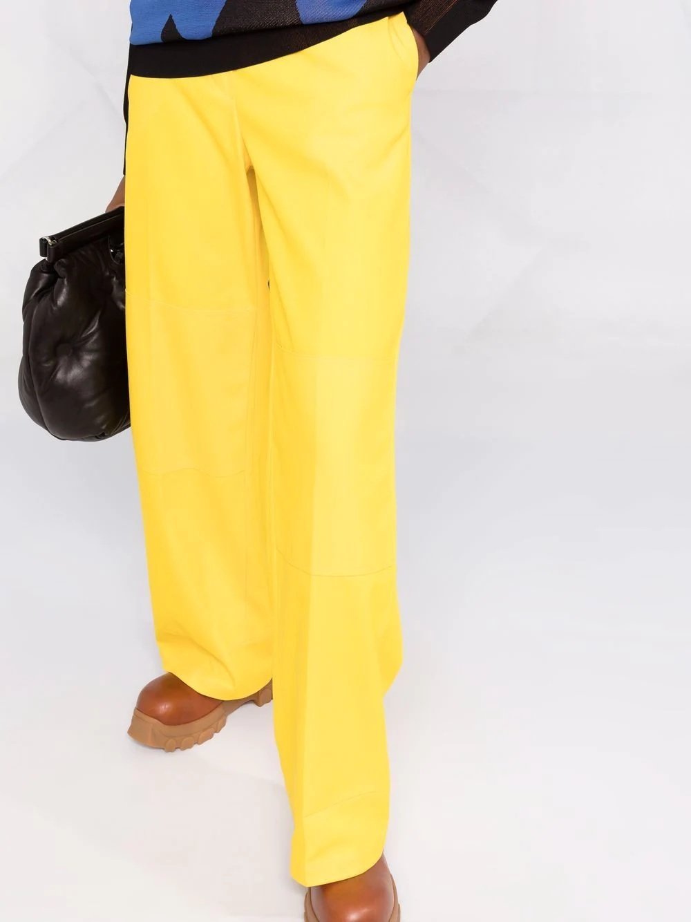 straight-leg logo-patch trousers - 5