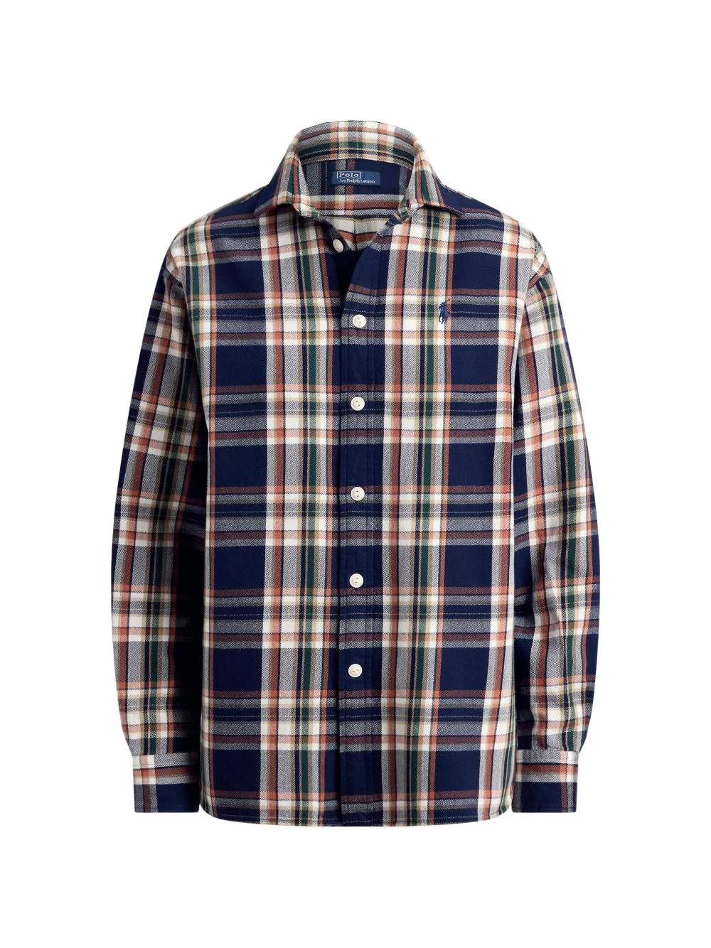plaid cotton shirt - 1