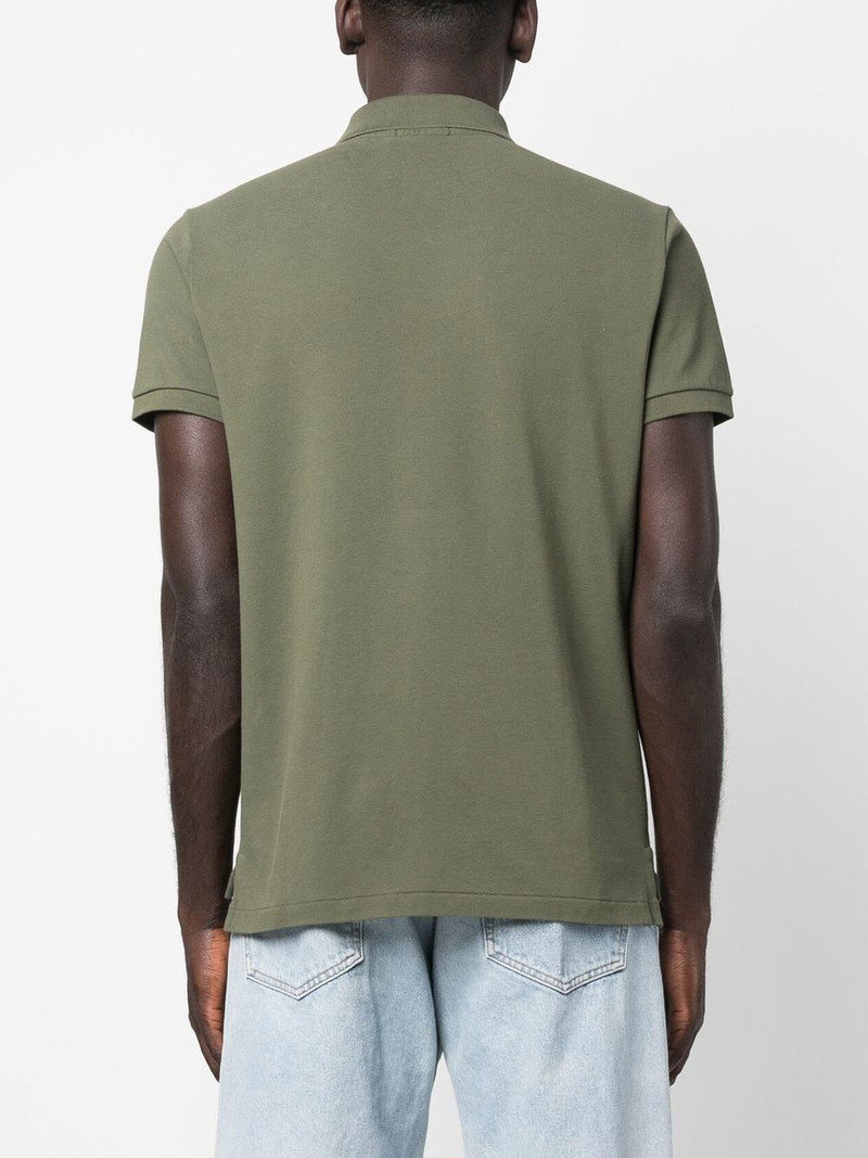 embroidered-logo detail polo shirt 4