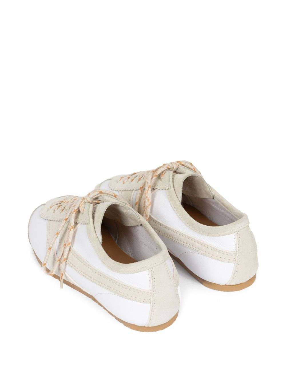 suede-panelled sneakers - 3
