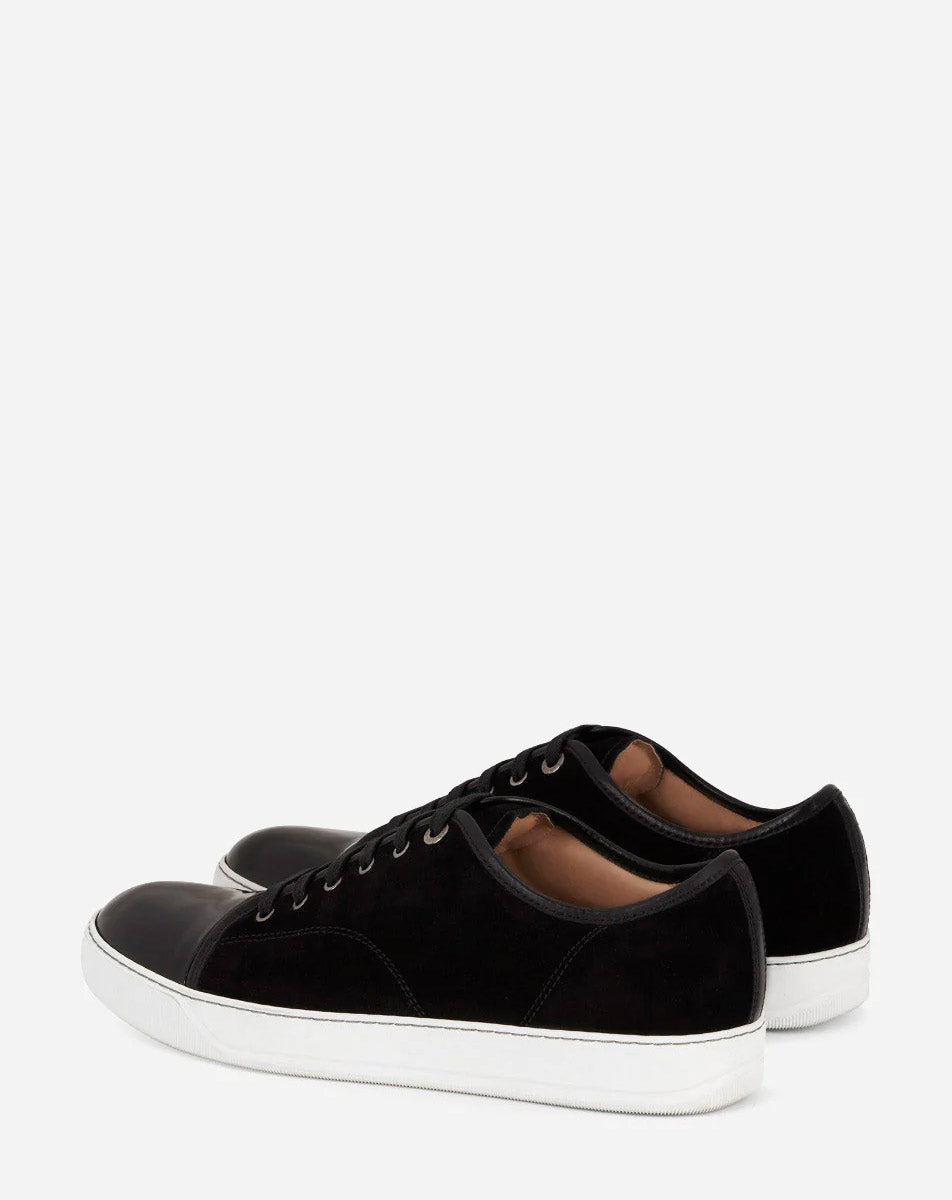 DBB1 SUEDE AND PATENT LEATHER SNEAKERS - 3
