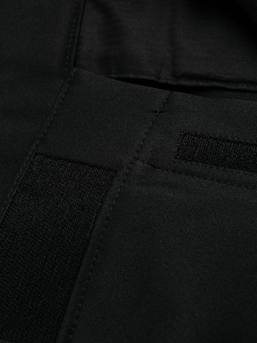 logo patch cropped trousers - 7