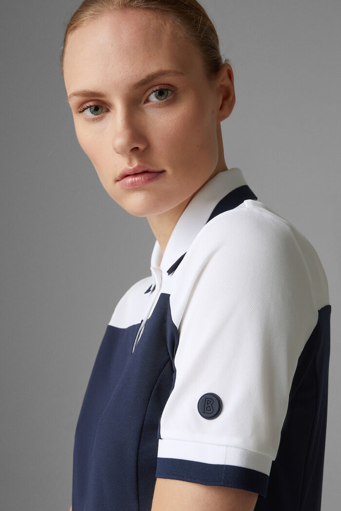 Carolin Functional polo shirt in Dark blue/White - 5