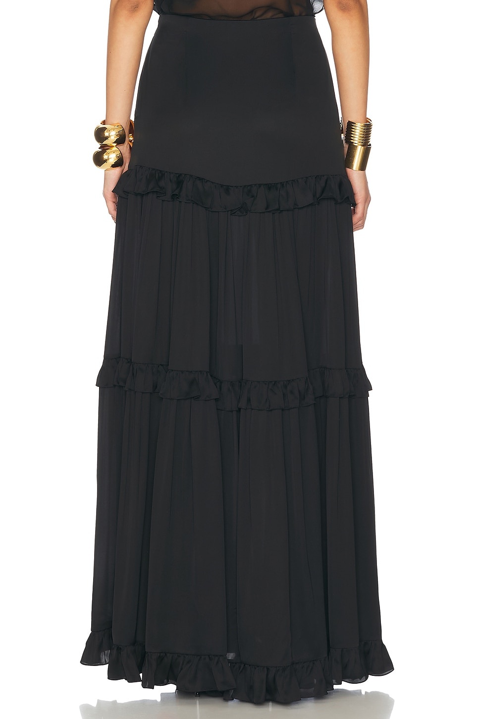 Charmeuse Maxi Skirt - 4