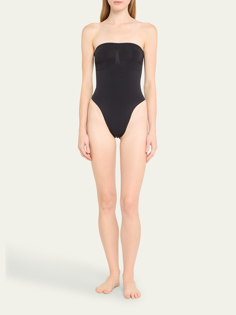 SKIMS Seamless Sculpt Strapless Thong Bodysuit outlook