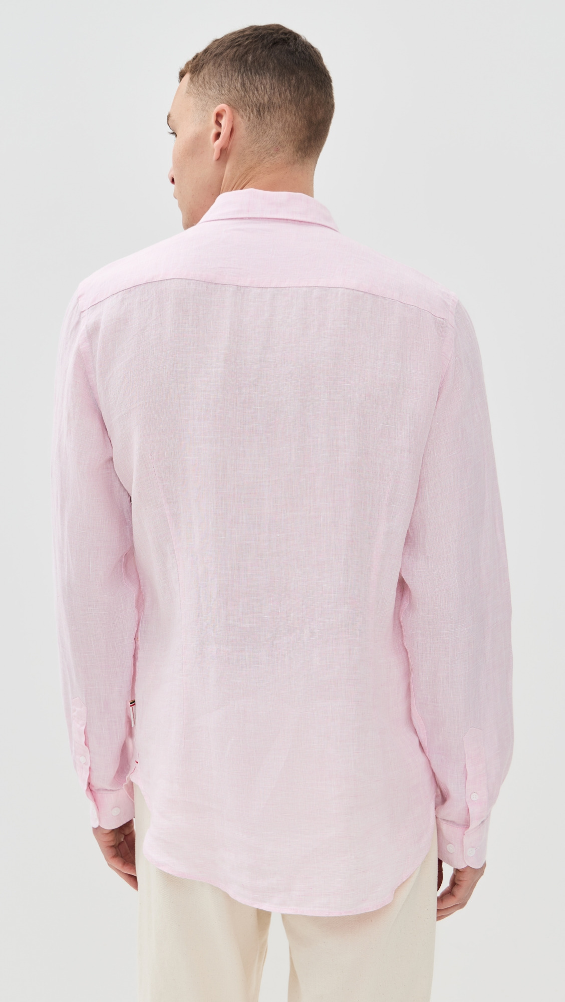 Giles Linen Button Down Shirt - 2