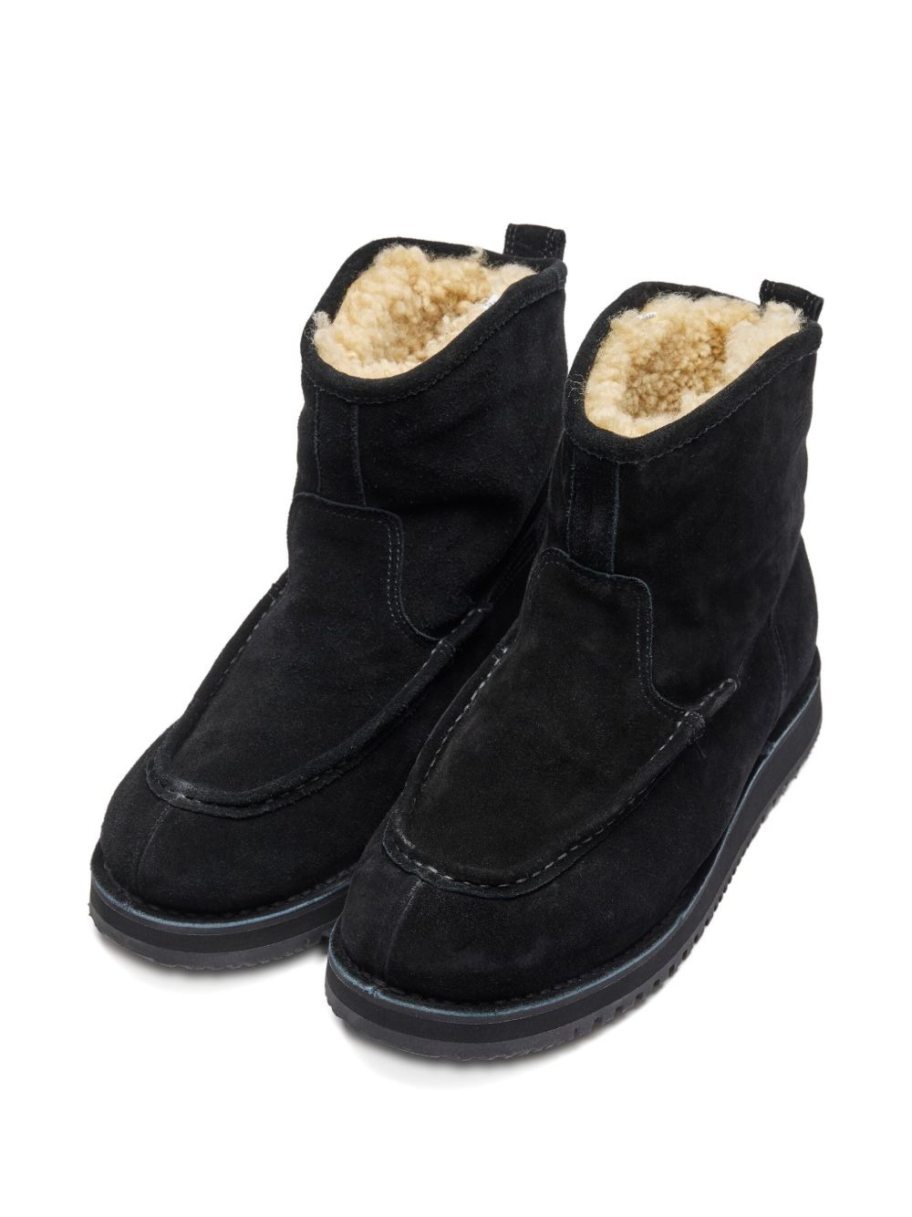 suede shearling boots - 2