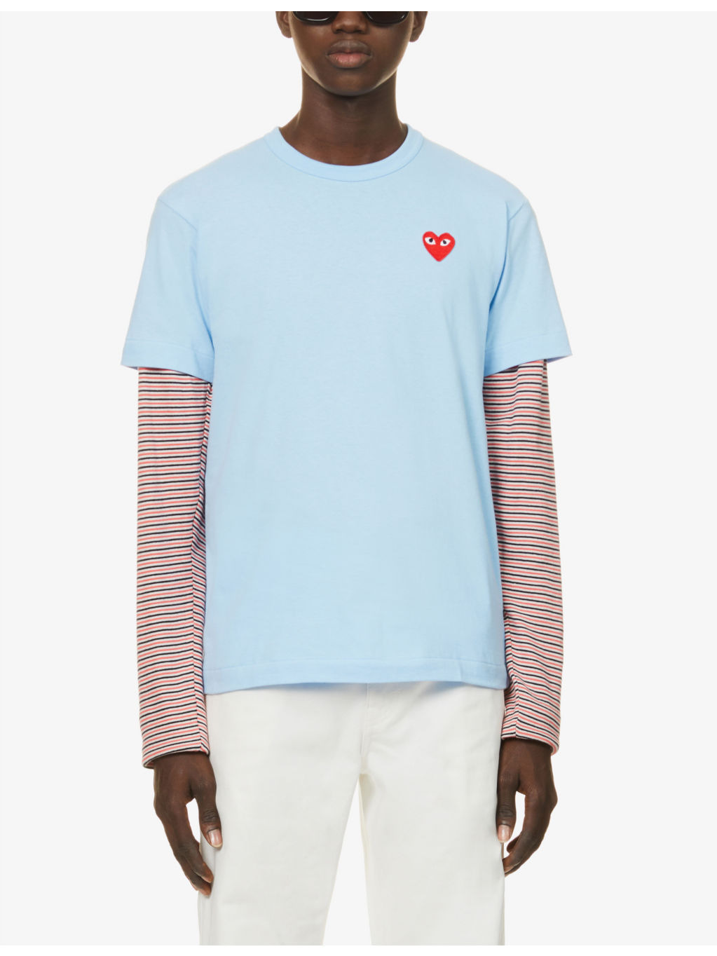 Heart cotton-jersey T-shirt - 3