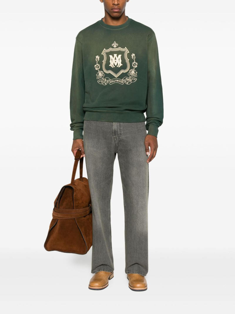 AMIRI crest-embroidered sweatshirt outlook