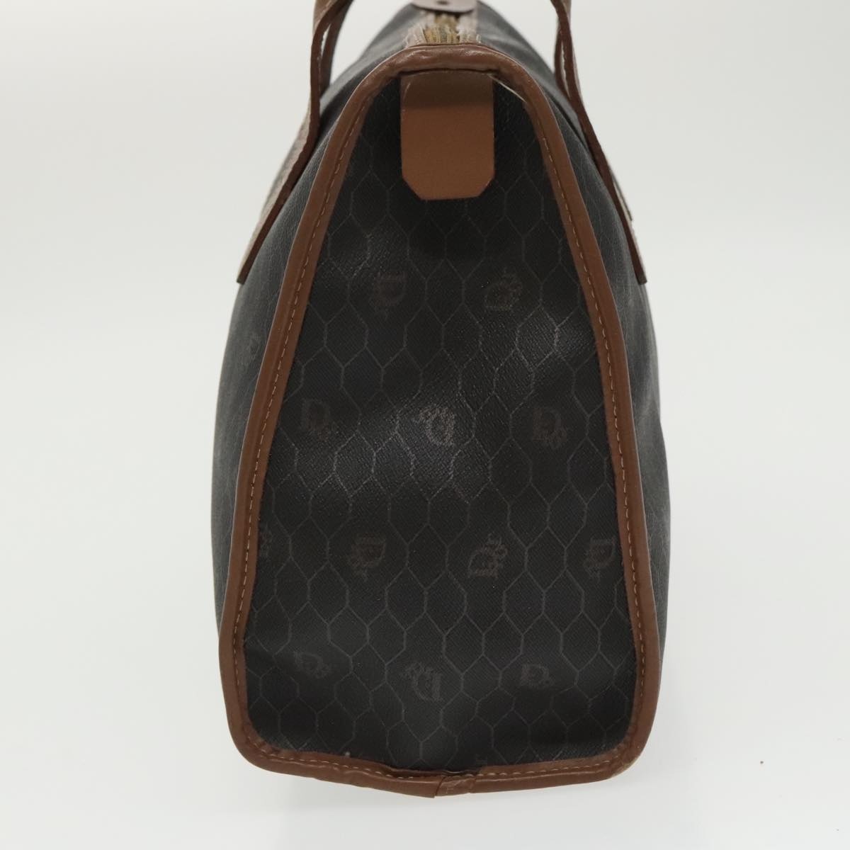 DIOR Honeycomb Canvas Hand Bag Black - 5
