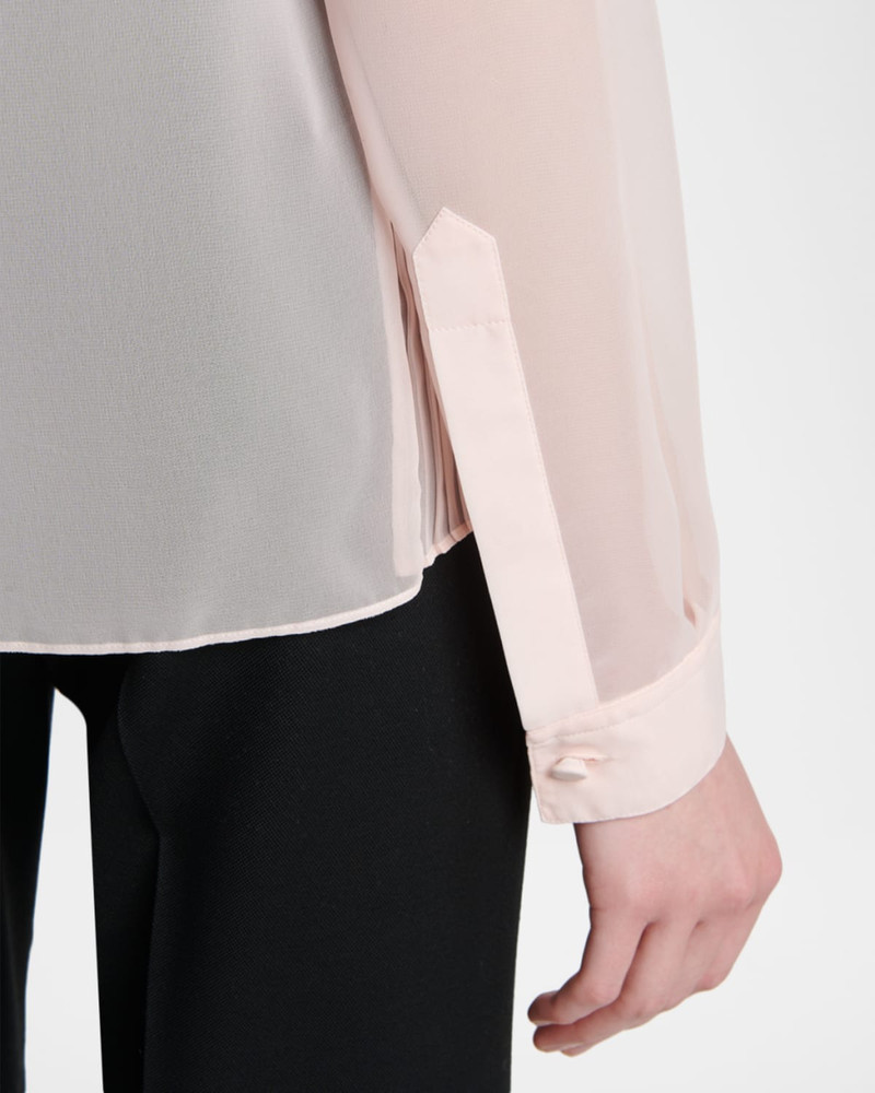 Chiffon Micro Pleated Top 5