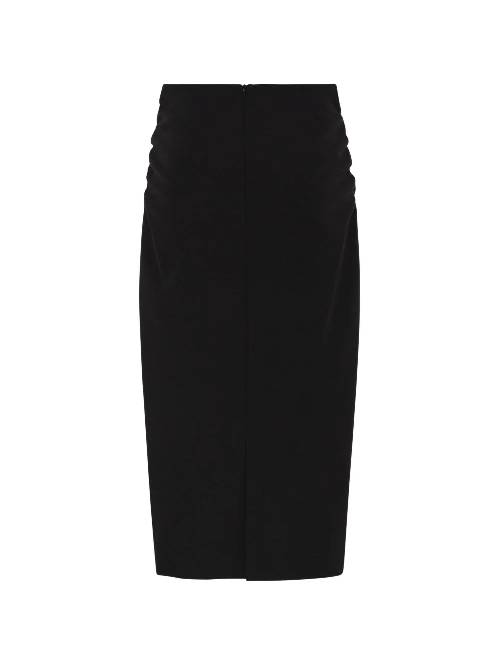 draped pencil midi skirt - 1