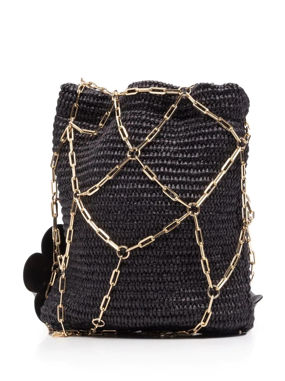 chain-link detail shoulder bag - 4