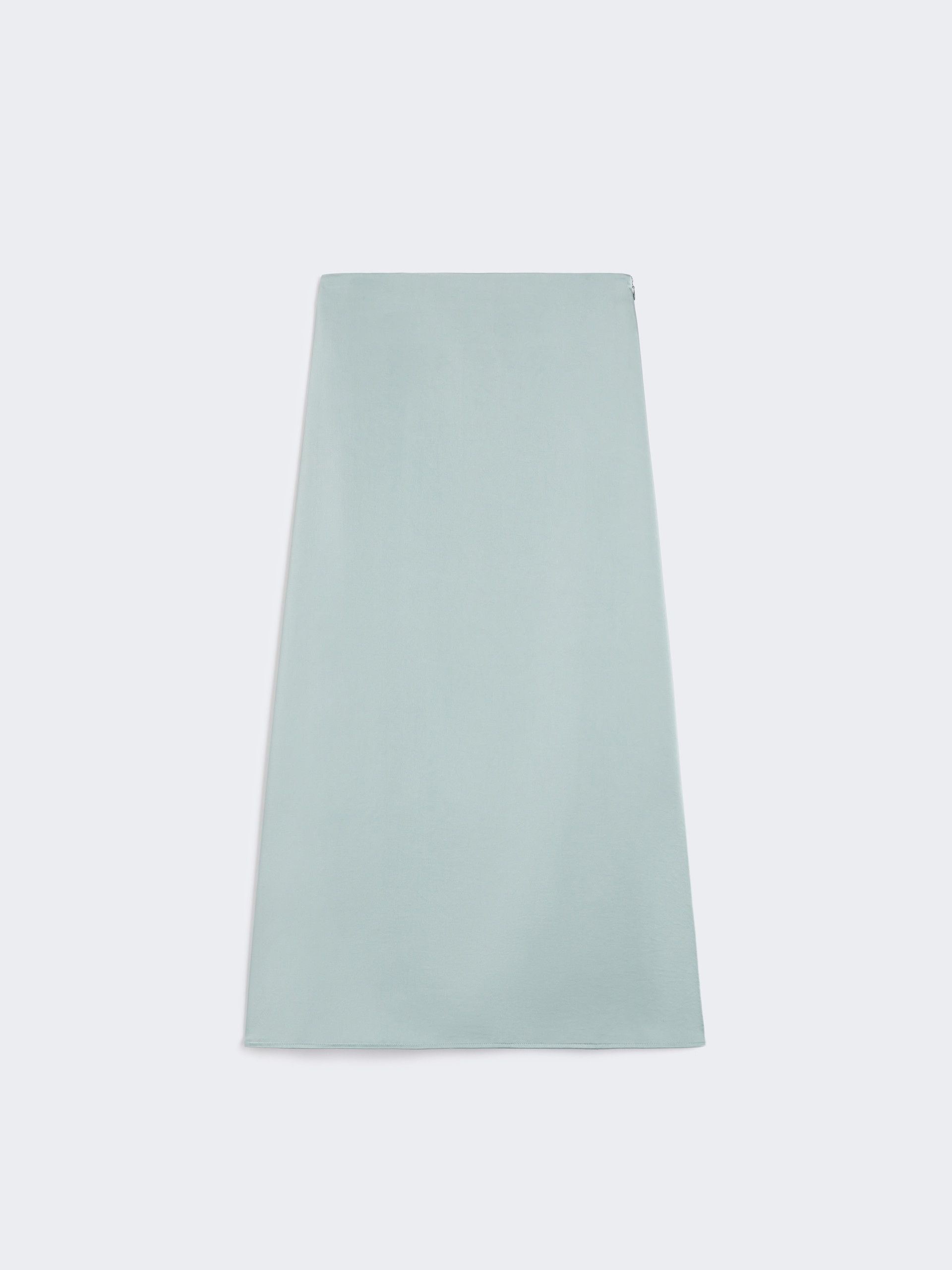 ANGELO Satin calf-length skirt - 1